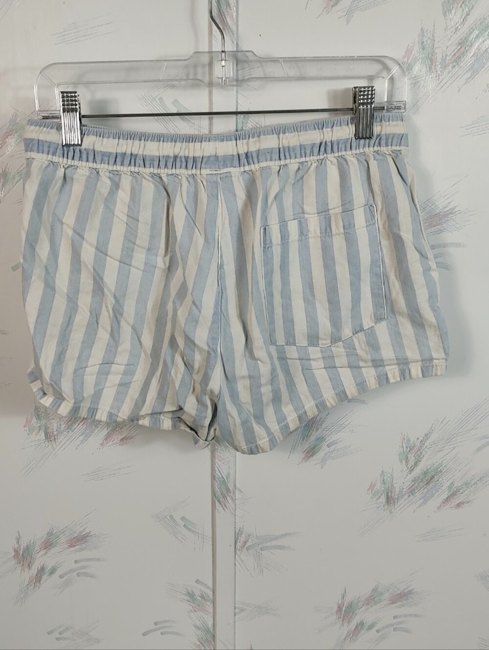 Aerie Blue Striped Shorts Small - Picture 5 of 10